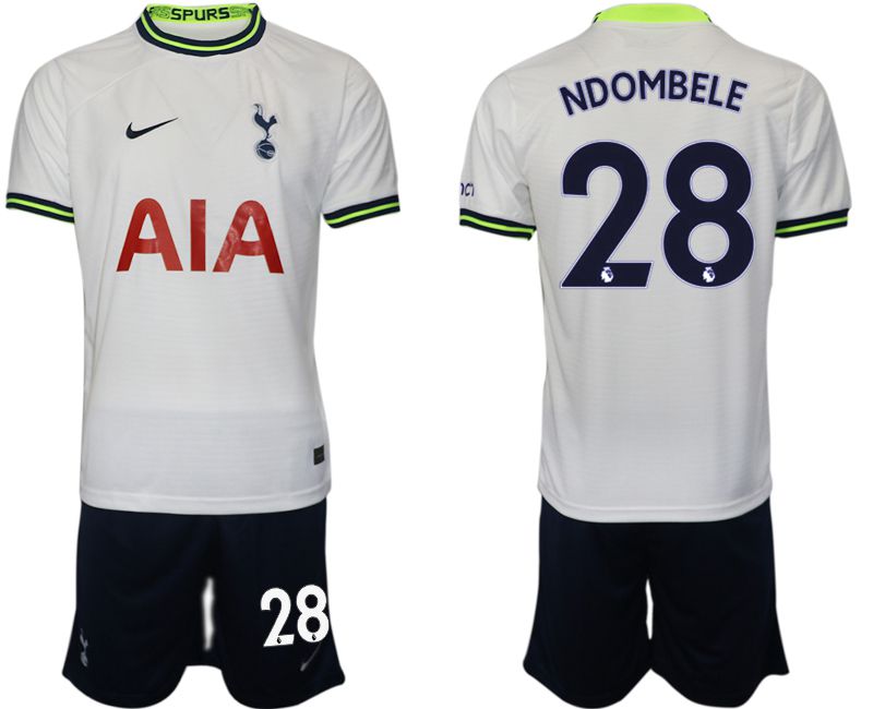 Men 2022-2023 Club Tottenham Hotspur home white #28 Soccer Jersey